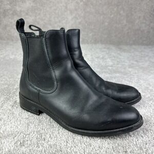 Thursday Chelsea Boots Womens 8 Duchess Black Everyday Pull On Shoes Old Money